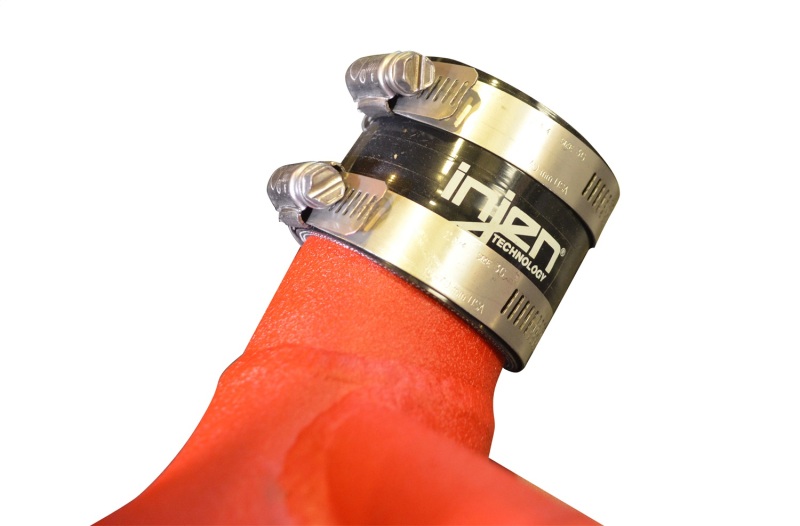 Injen 18-20 Kia Stinger 3.3L Twin Turbo Wrinkle Red Short Ram Air Intake - Image 5