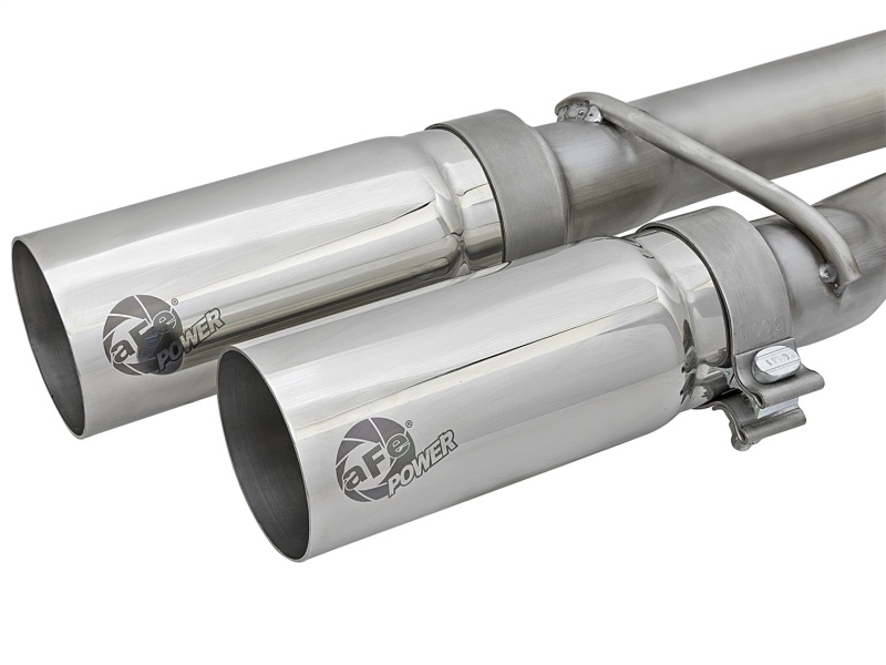 aFe Rebel Series 3in SS Cat-Back Exhaust System w/ Polished Tip 04-15 Nissan Titan V8 5.6L - Image 7
