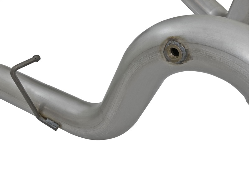 aFe LARGE Bore HD 4in Dual DPF-Back SS Exhaust w/Black Tip 16-17 GM Diesel Truck V8-6.6L (td) LML - Image 5