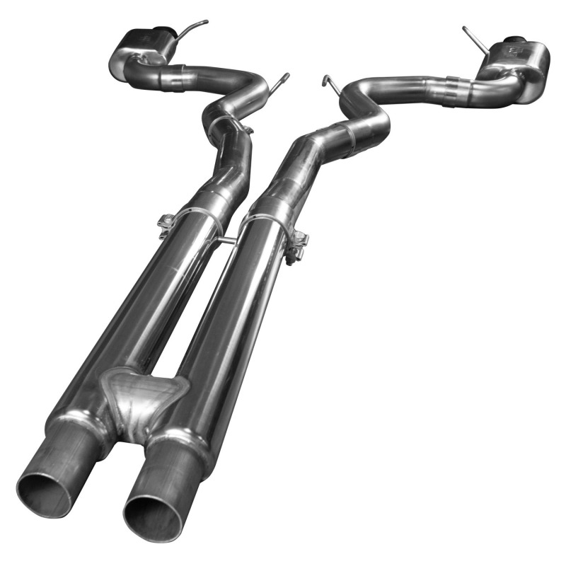 Kooks 15+ Mustang 5.0L 4V Convertible 3in Cat-Back w/ H-Pipe 4in Slash Cut Black Tips Exhaust - Image 7