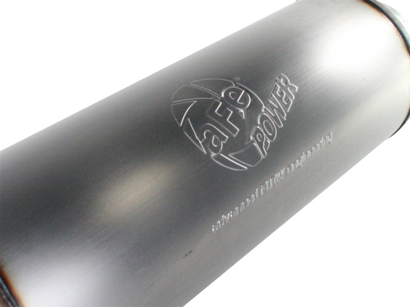 aFe MACHForce XP Exhausts Mufflers SS-409 EXH Muffler 5 ID In/Out 8 Dia - Image 3
