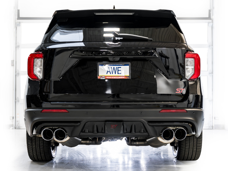 AWE Tuning 2020+ Ford Explorer ST Touring Edition Exhaust w/ Chrome Silver Tips - Image 10