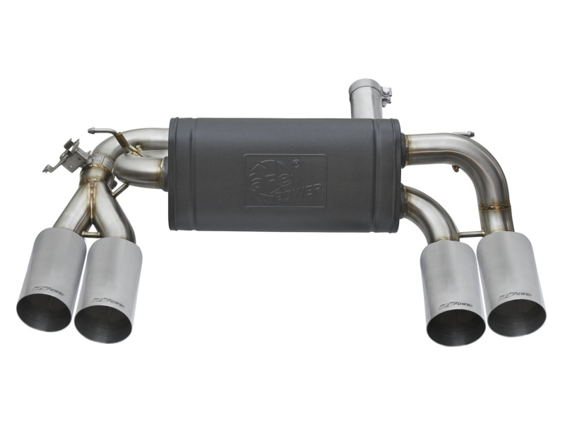 aFe MACHForce XP 3in - 2 1/2in Axle Back 304SS Exhaust w/ Polished Tips 16-17 BMW M2 (f87) - Image 8