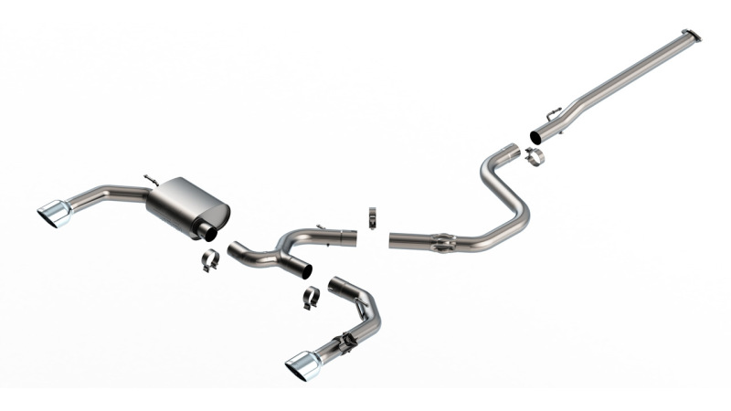 Borla 22-23 Hyundai Elantra N 2.0L 4 CYL. Turbo AT/MT ATAK Catback Exhaust Bright Chrome - Image 4