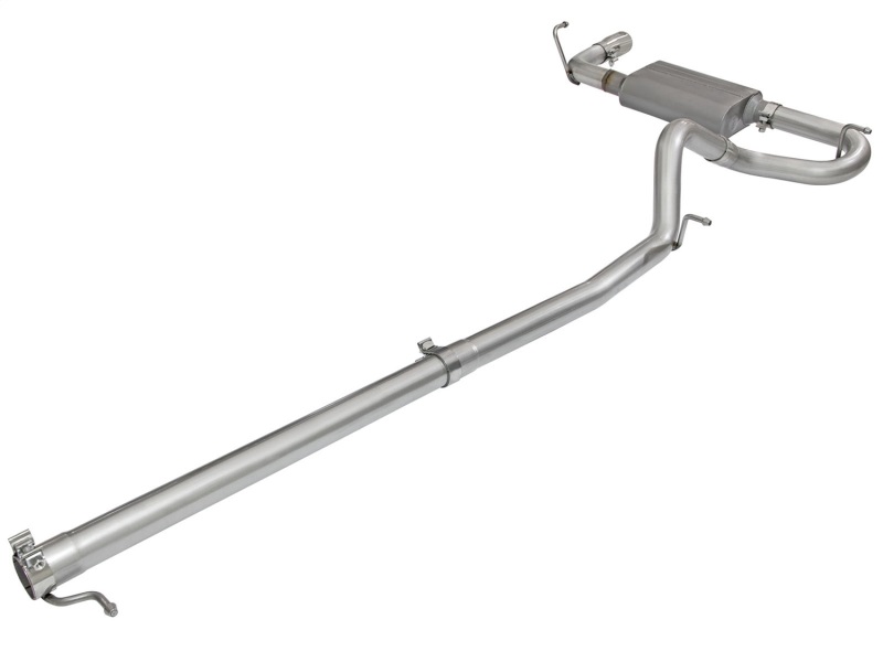 aFe Scorpion 2-1/2in Aluminized Steel Cat Back Exhaust 07-17 Jeep Wrangler V6-3.6/3.8L (4 Dr) - Image 3
