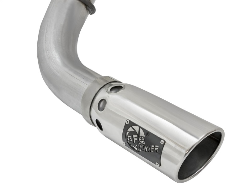 aFe LARGE Bore HD Exhausts 4in DPF-Back SS-409 2016 Nissan Titan XD V8-5.0L CC/SB (td) - Image 2