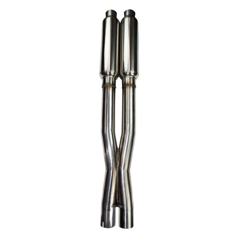 Kooks 2015+ Dodge Charger 3in OEM Style Cat-Back Exhaust w/ 4in Black Slash Cut Tips - Image 6