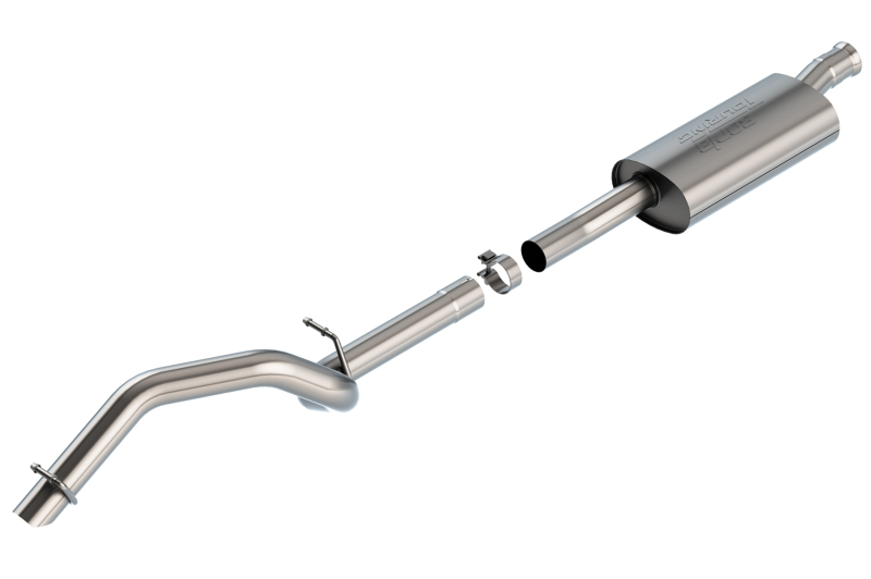 Borla 18-20 Jeep Wrangler JLU 2.0L I4 Climber Turn Down Exit Cat-Back Exhaust - Image 4