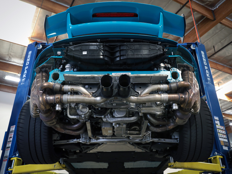 aFe Power MACHForce XP 304 Stainless Secondary Muffler Delete Pipe 14-19 Porsche 911 GT3 3.8L/4.0L - Image 3