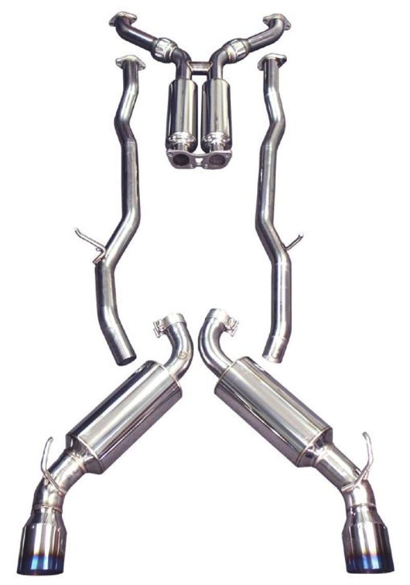 Injen 09-20 Nissan 370Z Dual 60mm SS Cat-Back Exhaust w/ Built In Resonated X-Pipe - Image 5