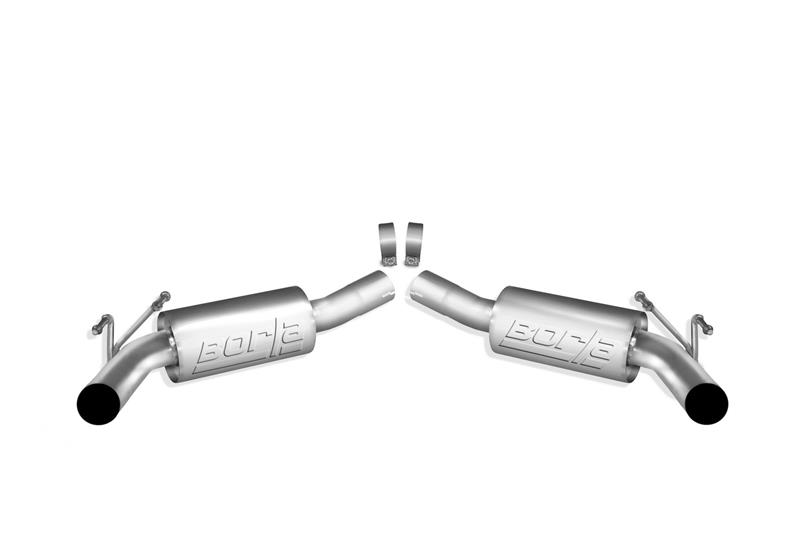 Borla 2010 Camaro 6.2L ATAK Exhaust System w/o Tips works With Factory Ground Effects Package (rear - Image 9