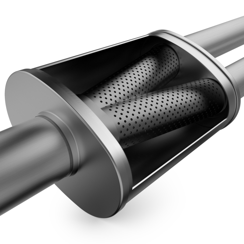 MagnaFlow SYS Cat-Back 2018 Ford Mustang GT 5.0L Competition Dual Exit Polished 4in Tips - Image 7