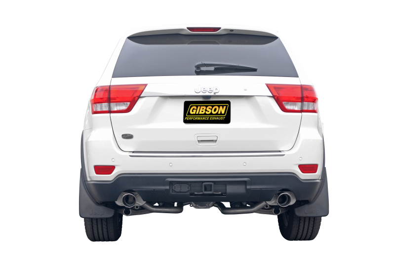 Gibson 11-18 Jeep Grand Cherokee Laredo 3.6L 2.25in Axle-Back Dual Exhaust - Aluminized - Image 2