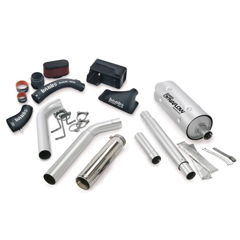 Banks Power 16-17 Ford 6.8L MH-A Stinger Bundle - SS Single Exhaust Right Exit w/ Chrome Tip - Image 5