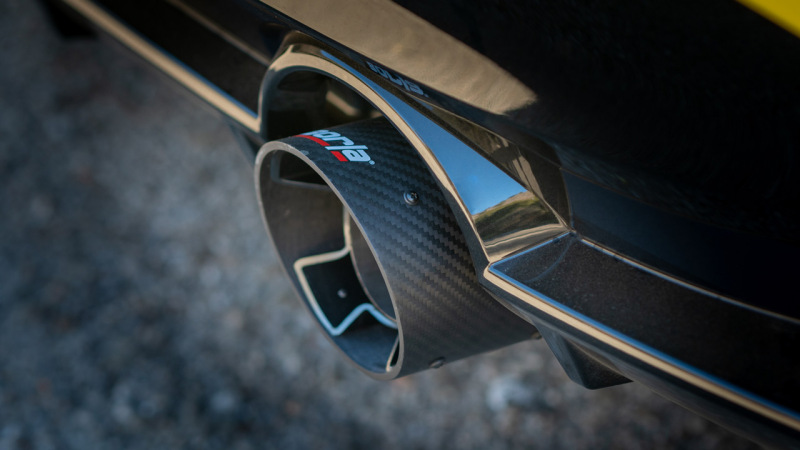 Borla 22-24 Nissan Z 2.5in ATAK Cat Back Exhaust 4.5in Tip - Carbon Fiber Black Anodized - Image 3