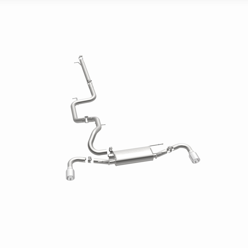 MagnaFlow 10-12 Mazda 3 L4 2.5L Hatchback Split Rear Exit Stainless Cat Back Performance Exhaust - Image 7