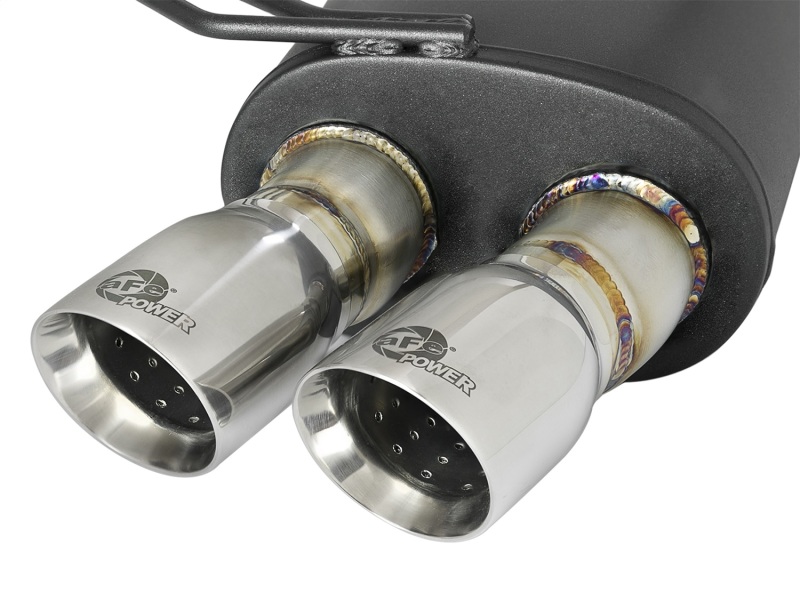aFe MACH Force-Xp 2-1/2in 304 SS Cat-Back Exhaust w/Polished Tips 05-08 BMW Z4 M Coupe (E86) L6 3.2L - Image 2