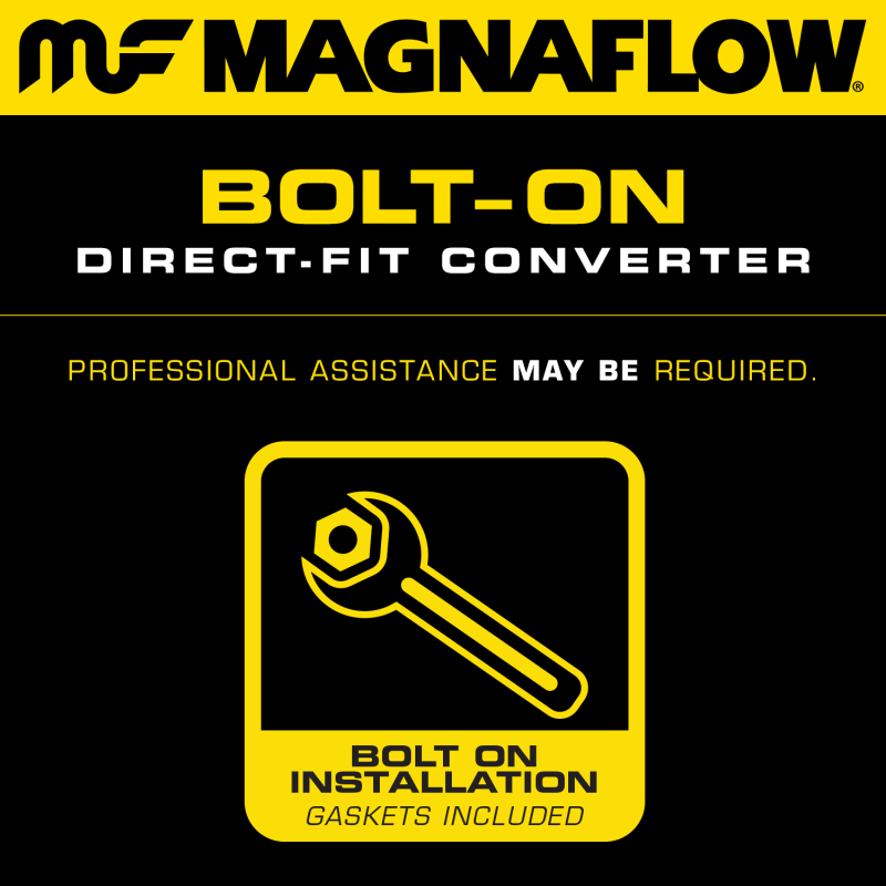 MagnaFlow Conv Direct Fit 15-17 Ford F150 V6 2.7L OEM Underbody - Image 3