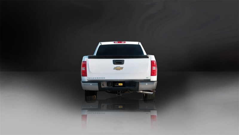 Corsa 2007-2008 Chevrolet Silverado Crew Cab/Short Bed 1500 5.3L V8 Polished Sport Cat-Back Exhaust - Image 5