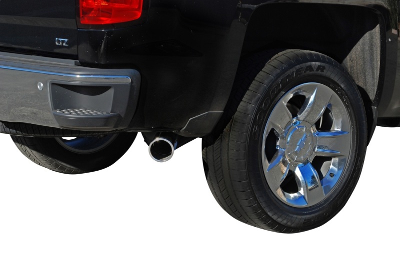 Gibson 14-18 Chevrolet Silverado 1500 LTZ 6.2L 3.5in Cat-Back Single Exhaust - Aluminized - Image 3