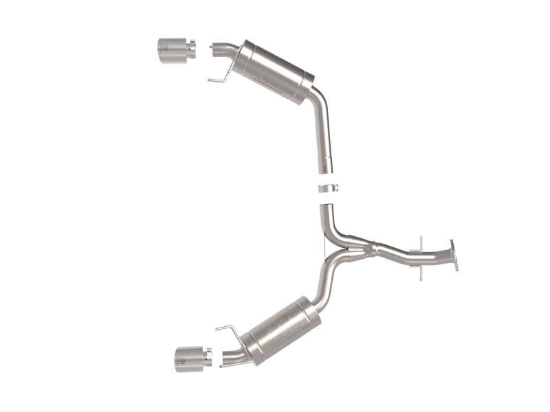 aFe POWER Takeda 06-13 Lexus IS250/IS350 SS Axle-Back Exhaust w/ Polished Tips - Image 4