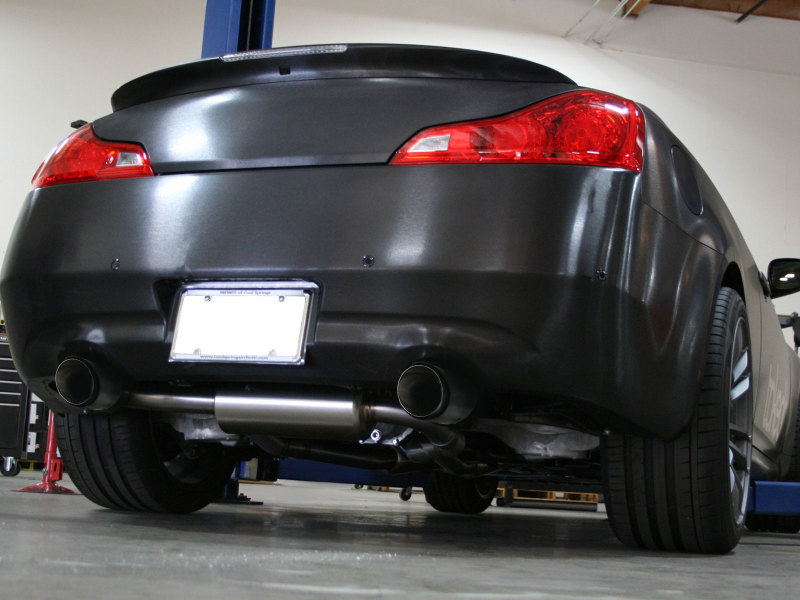 aFe Takeda 2-1/2in 304SS Cat-Back Exhaust Infiniti G37 08-13/Q60 14-15 V6-3.7 w/ Carbon Fiber Tips - Image 4
