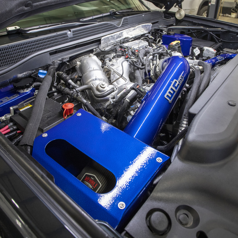 Wehrli 17-19 Chevrolet 6.6L L5P Duramax 4in Intake Kit - Brizzle Blue - Image 7