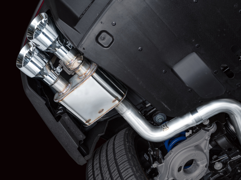 AWE 2024 Ford Mustang Dark Horse S650 RWD SwitchPath Catback Exhaust w/ Quad Chrome Silver Tips - Image 4