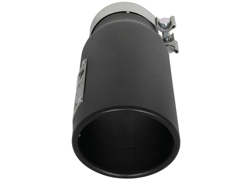 aFe MACH Force-Xp 409 Stainless Steel Exhaust Tip 3.5 In x 4.5in Out x 12in L Clamp-On - Image 2