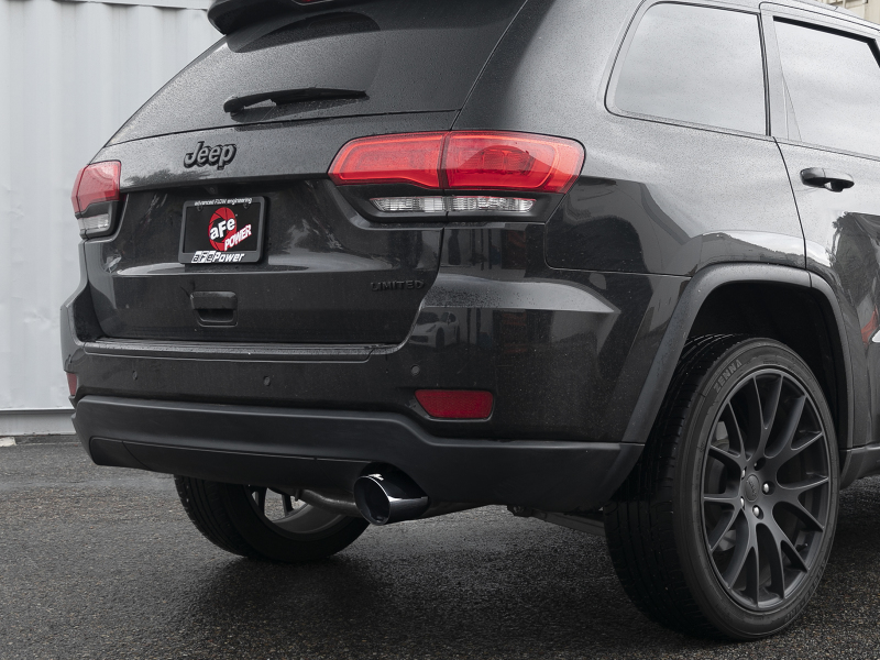 aFe Large Bore HD 3in 304 SS Cat-Back Exhaust w/ Black Tips 14-19 Jeep Grand Cherokee (WK2) V6-3.6L - Image 2