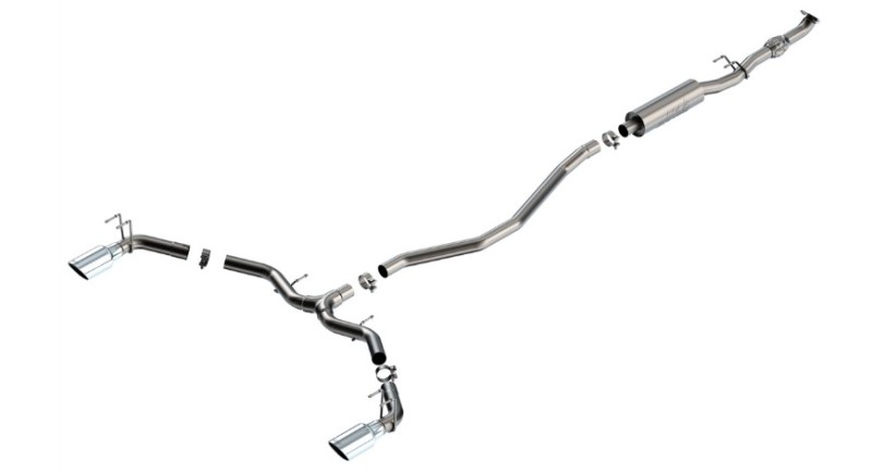 Borla 2023 Integra/22-23 Civic Si 1.5L 4 CYL. MT FWD 4DR 2.50in S-Type Catback Exhaust - Image 2