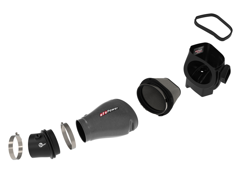 aFe Track Series Carbon Fiber Pro Dry S AIS - 2018 Jeep Grand Cherokee Trackhawk (WK2) V8-6.2L(SC) - Image 3