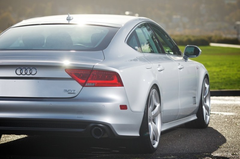 AWE Tuning Audi C7 A7 3.0T Touring Edition Exhaust - Dual Outlet Diamond Black Tips - Image 6