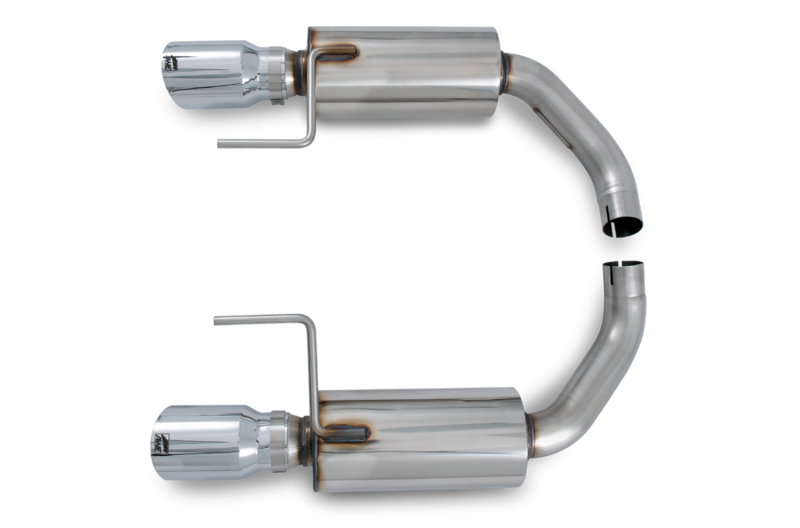 AWE Tuning S550 Mustang EcoBoost Axle-back Exhaust - Touring Edition (Chrome Silver Tips) - Image 2