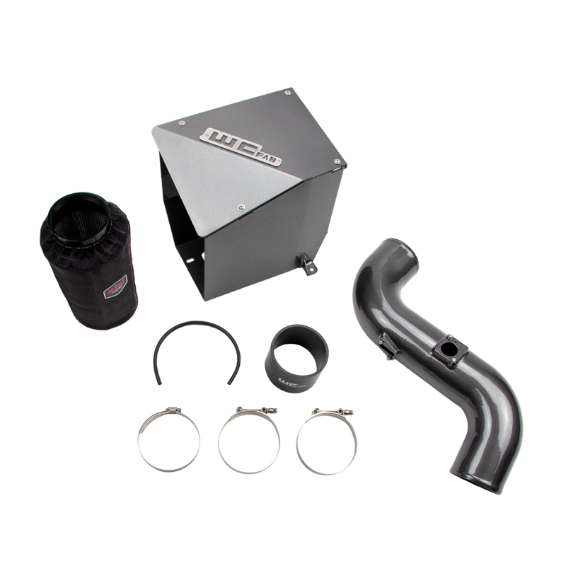 Wehrli 11-16 Chevrolet Duramax LML 4in Intake Kit - Gloss Black - Image 3