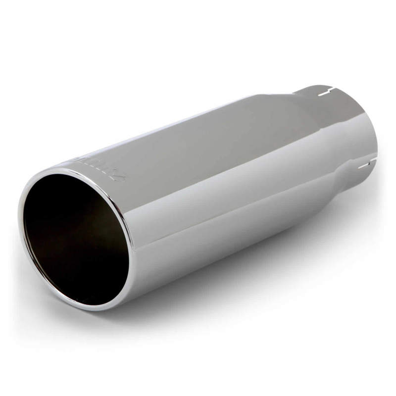 Banks Power Tailpipe Tip Kit - SS Round Straight Cut - Chrome - 3.5in Tube - 4.38in X 12in - Image 3