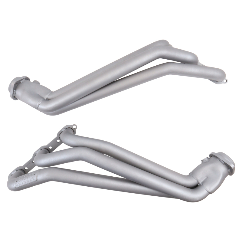 BBK 05-10 Dodge Challenger V6 Long Tube Exhaust Headers And Y Pipe And Converters - 1-5/8 Chrome - Image 10