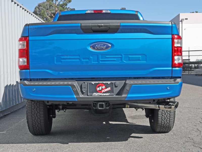 aFe Apollo GT 3in 409 SS Cat-Back Exhaust 2021 Ford F-150 V6 2.7L/3.5L (tt)/V8 5.0L w/ Polished Tips - Image 5