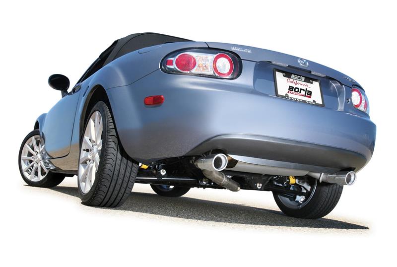 Borla 06-14 Mazda MX-5 Miata 2.0L RWD Twin-Tip Cat Back Exhaust - Image 10