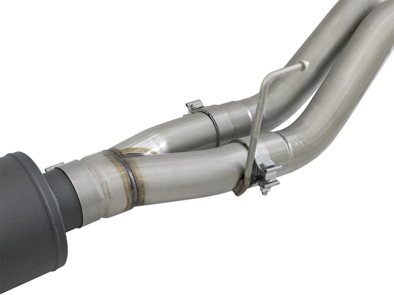 aFe MACH Force-XP Cat-Back Exhaust w/ Dual Hi-Tuck Pol Tips 17-18 Ford F-150 Raptor V6-3.5L - Image 2