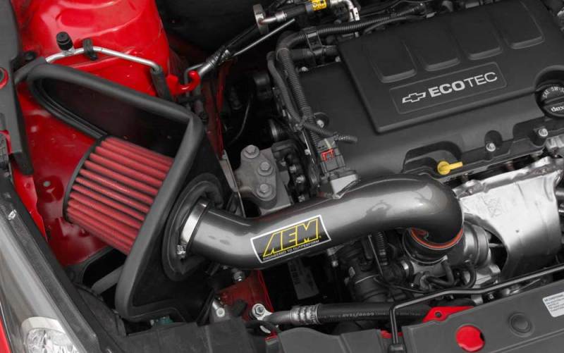 AEM 2011-2014 Chevrolet Cruze 1.4L - Cold Air Intake System - Gunmetal Gray - Image 9