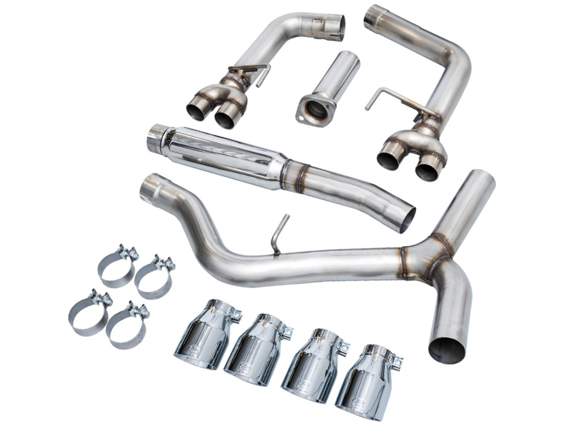 AWE Tuning 2022+ VB Subaru WRX Track Edition Exhaust - Chrome Silver Tips - Image 10