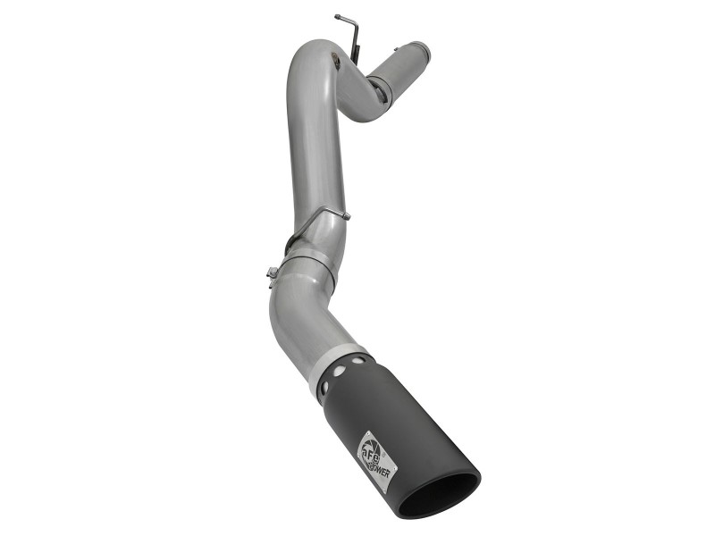 aFe LARGE Bore HD 5in Exhausts DPF-Back SS w/ Black Tips 16-17 GM Diesel Truck V8-6.6L (td) LML/L5P - Image 2
