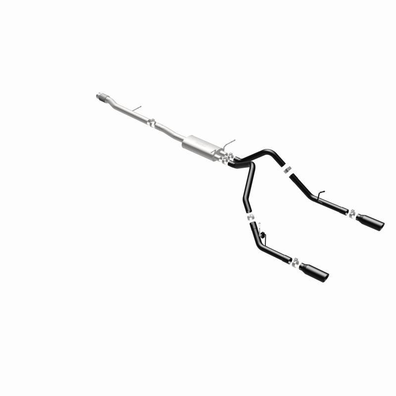 MagnaFlow SYS Cat-Back 4in Black Dual Split Rear Tips 14-15 Chevy Silverado/GMC Sierra 4.3L-5.3L - Image 6