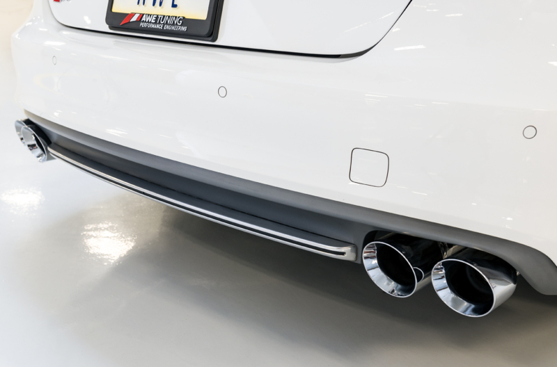AWE Tuning Audi C7 / C7.5 S7 4.0T Touring Edition Exhaust - Polished Silver Tips - Image 2