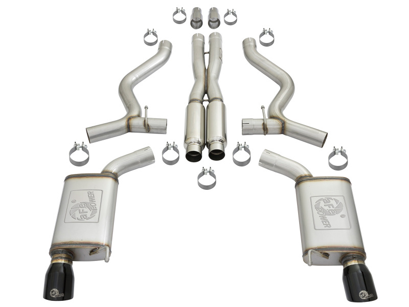 aFe MACHForce XP 3in-2.5in 304SS Exhaust Cat-Back 15-20 Audi S3 L4-2.0L (t) - Black Tips - Image 9