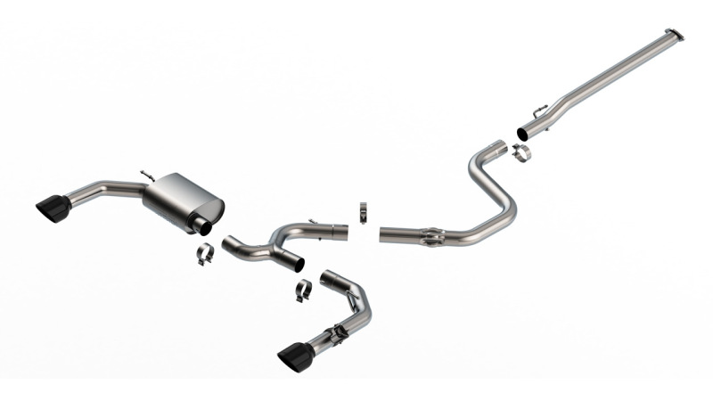 Borla 22-23 Hyundai Elantra N 2.0L 4 CYL. Turbo AT/MT ATAK Catback Exhaust Black Chrome - Image 6