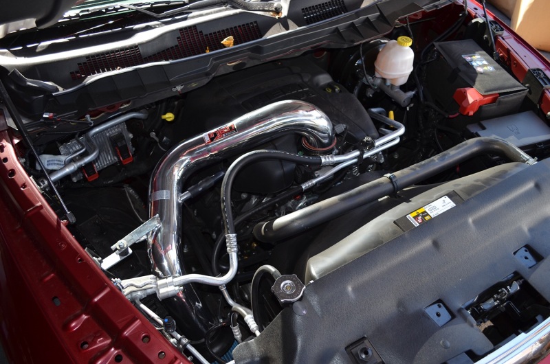 Injen 09-12 Dodge Ram 1500 5.7L V8 Hemi Wrinkle Black Power-Flow Air Intake System w/ MR Tech - Image 2