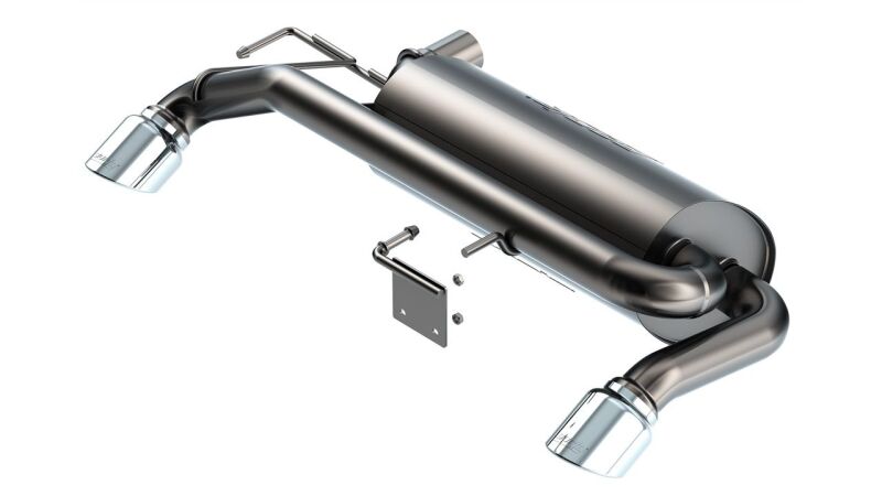 Borla 21-22 Ford Bronco 2.7L V6 4WD ATAK Axle Back Exhaust w/ Bright Chrome Tips - Image 4