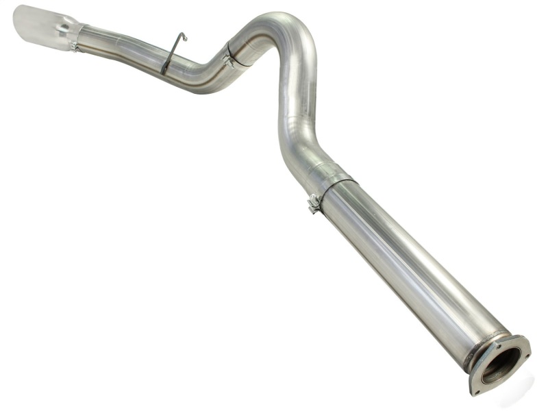 aFe MACHForce XP 5in DPF-Back Stainless Steel Exh Sys, polished tip,Ford Diesel Trucks 11-14 V8-6.7L - Image 3